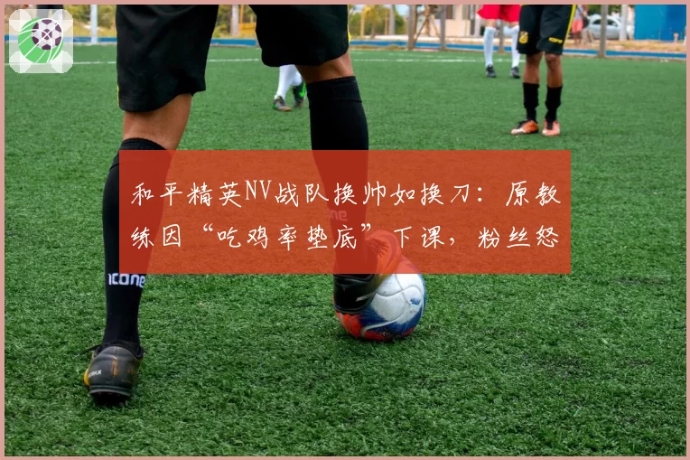 和平精英NV战队换帅如换刀:原教练因“吃鸡率垫底”下课,粉丝怒喷数据造假