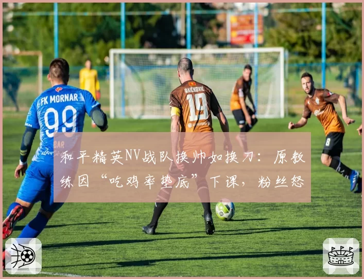 和平精英NV战队换帅如换刀：原教练因“吃鸡率垫底”下课，粉丝怒喷数据造假